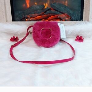 💗Salvatore Ferragamo Vela REAL mink crossbody bag!